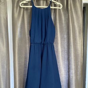 Blue dres